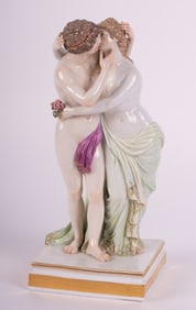 A Meissen Porcelain Classical Figure Group, D79