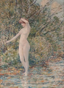 Childe Hassam, New York, Massachusetts (1859-1935), Nude, 1903, oil on canvas