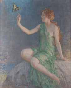 Arthur Prince Spear, Massachusetts, California (1879-1959), Spring, oil on canvas