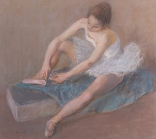 Pierre Deval, France (1897-1993), Ballerina, pastel on paper