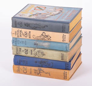 L. Frank Baum, New York (1856-1919), Partial Set of Oz Books, 1st editions