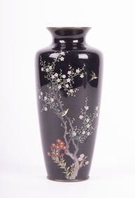 A Meiji Period Japanese Cloisonne Vase