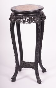 Rosewood Chinese Carved Plantstand