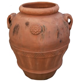 Massive Italian Terracotta Garden Urn