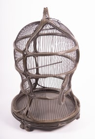 Art Nouveau Style Bird Cage
