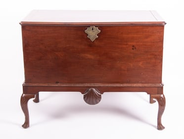 Antique English Double Handled Blanket Chest