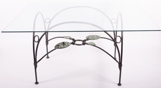 Glass Top Dining Table