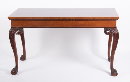 Baker Chippendale Style Console Table