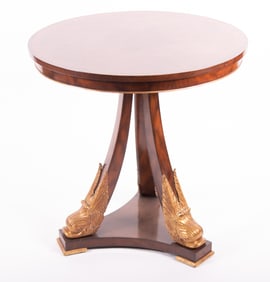 Mahogany Tripod Center Table