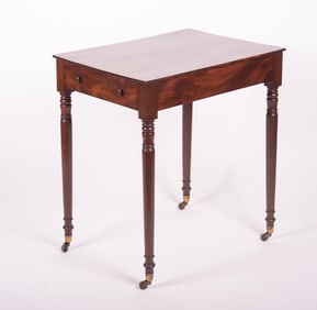 Twentieth Century Mahogany Single Drawer Side Table