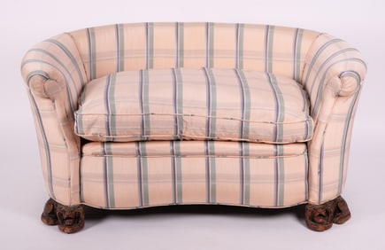 Two Piece Antique Continental Living Room Set