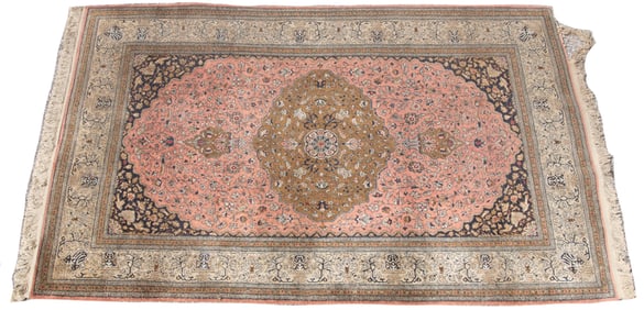 Handwoven Persian Mashad Area Rug