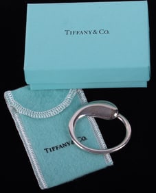 Tiffany & Co Elsa Peretti Sterling Key Ring