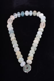 Jade Bead Necklace/Choker
