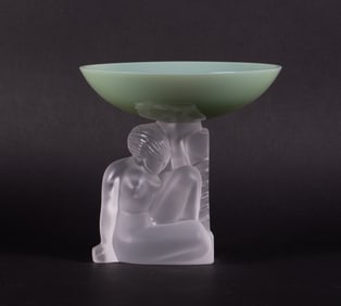 An Art Deco Sevres Crystal Compote
