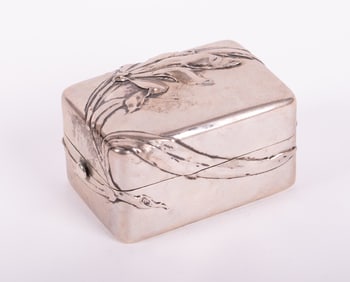 A Continental 800 Silver Travelling Spirit Burner