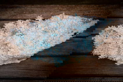 Blue Argonite Specimen from Yun Nam China