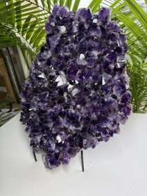 Large Amethyst Geode with Stand