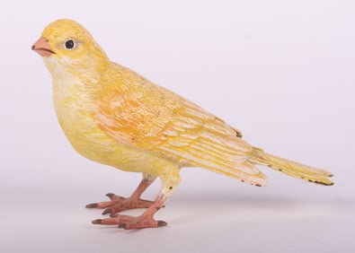 An Austrian Cold Painted Bronze Bird