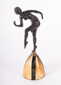 Josef Lorenzl, Austria (1892-1950), Art Deco Dancer, circa 1930, bronze