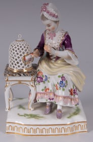 A Meissen Figure Emblematic of Touch
