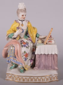A Meissen Figure Emblematic of Sight