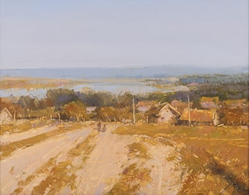 Vahe Yeremyan, Armenian, California 21st Century, Impressionist Landscape, 2015, oil on canvas