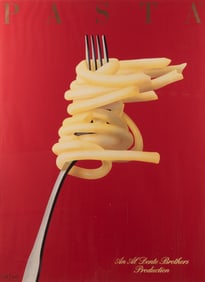Razzia (Gerard Courboulet Deneriaz), (b. 1950), Pasta, 1983, offset color lithograph