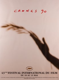 Gerard Traquandi, (b. 1952), Cannes, 90 - 43eme Festival International du Film, offset color