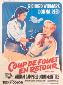 Boris Grinsson, Russia/France 1907-1999, Coup de Fouet en Retour (Backlash), theatre release poster