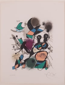 Joan Miro, Spanish (1893-1983), Lithograph III, lithograph