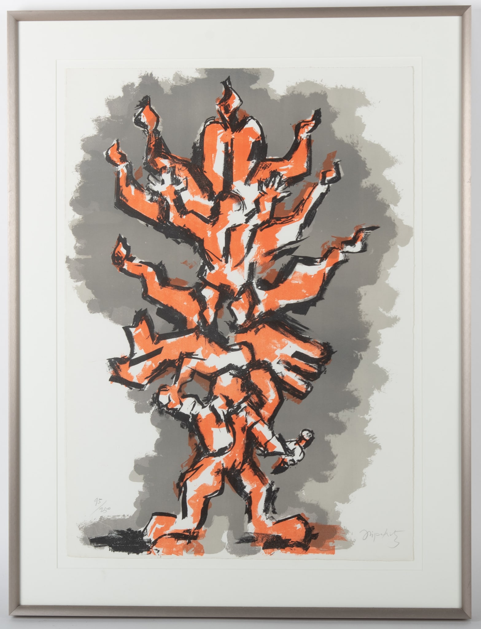 Jacques Lipchitz, Lithuanian-French (1891-1973), Tree of Life Series, three lithographs, ed. 95/250: Jacques LipchitzLithuanian-French, (1891-1973)Tree of Life Seriesthree lithographs, ed. 95/250signed and numbered in pencil, framed.The Tree of Life Series was originally commissioned by Hadassah, th