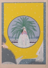 Romain de Tirtoff Erte, Russian/French (1892-1990), Riviera, 1978, serigraph, ed. 148/300