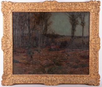 Edward Parker Hayden, New York, Massachusetts, Ohio (1858-1922), Brown Uplands, oil on canvas