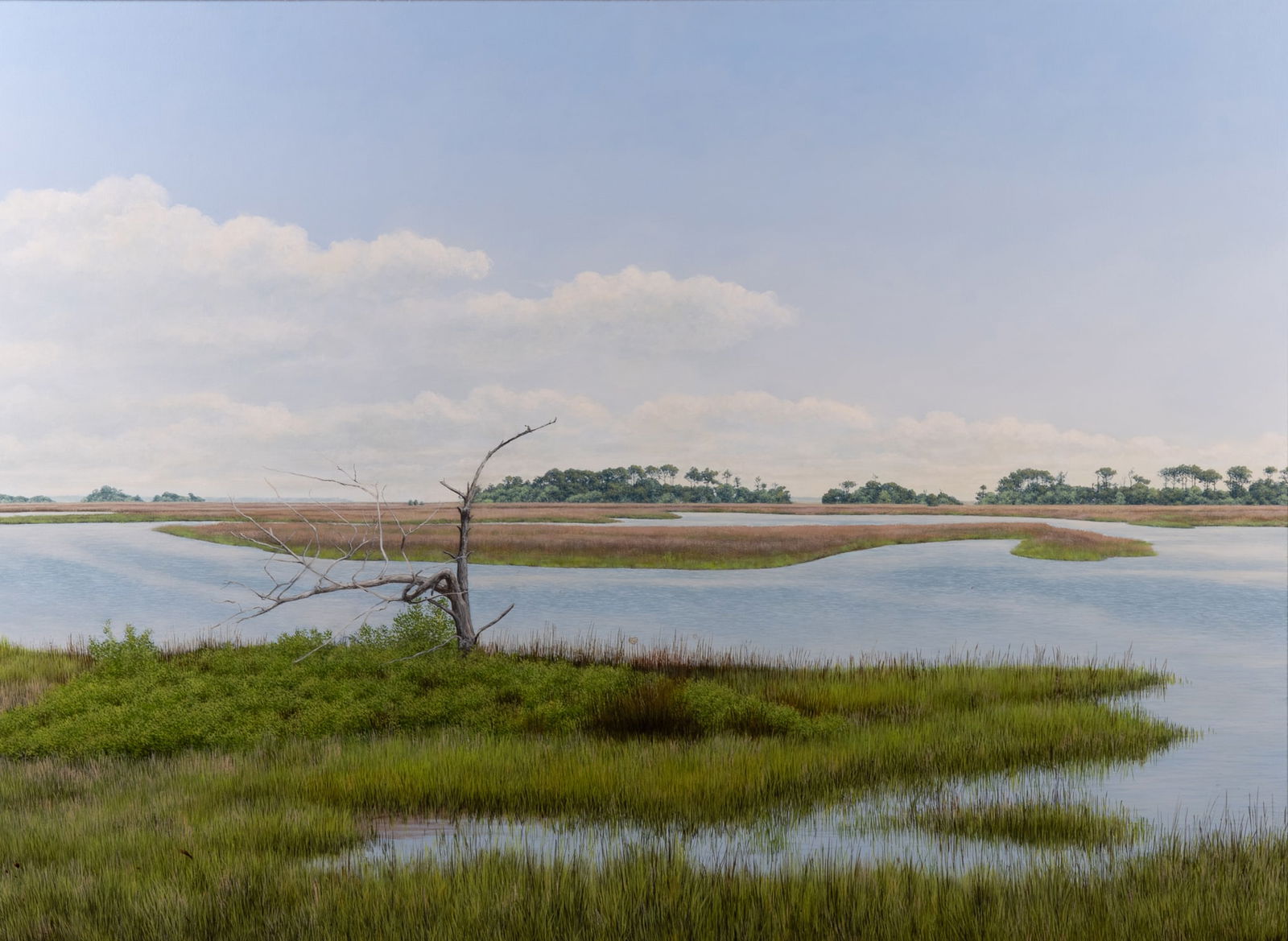Ben Berns, North Carolina, New York / Netherlands (1936-2007), Middle Island, 1992, oil on canvas (1 of 6)