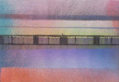 Joe (Joseph) Cox, North Carolina, Indiana (1915-1977), Untitled, watercolor, ink nad gouache on