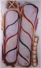 Luther Utterback, Iowa (1947-1997), None, watercolor on paper mounted on canvas