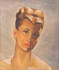 Russell Kraus, St. Louis (1918-2009), Blonde Woman, oil on canvas