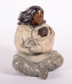 Jacques and Mary Regat, Alaska 20th/21st Centuries, Sweet Memories, 1997, bronze, ed. 42/55