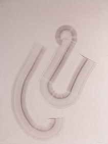 Heerman, 20th C, Lines, 1972, ink on paper