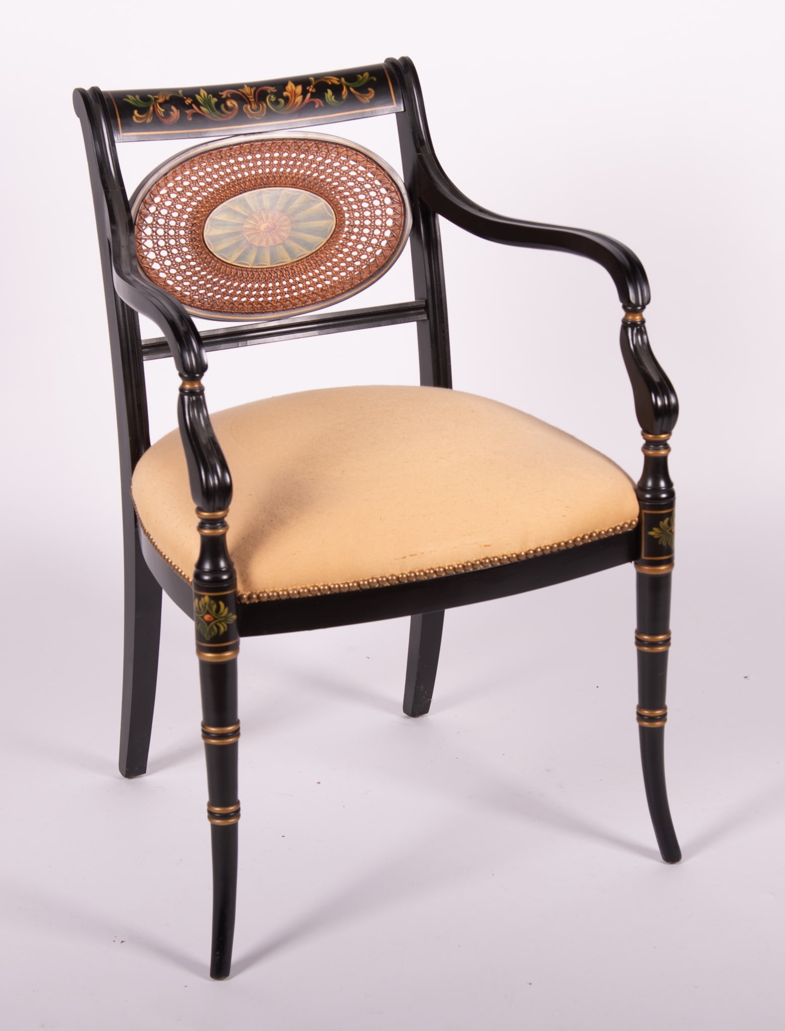 Regency Design Chinoiserie Armchair (1 of 4)