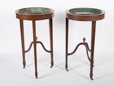 Pair Of Semi Antique English Planters
