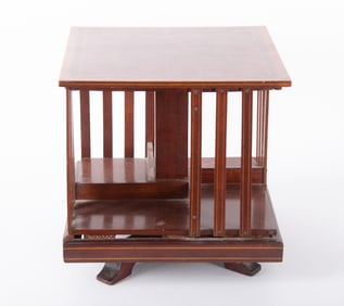 Twentieth Century English Tabletop Rotating Bookshelf