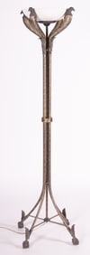 Art Deco Style Torchiere Lamp.