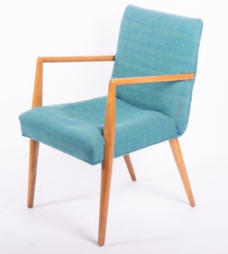 Robsjohn Gibbing Mid Century Open Arm Side Chair
