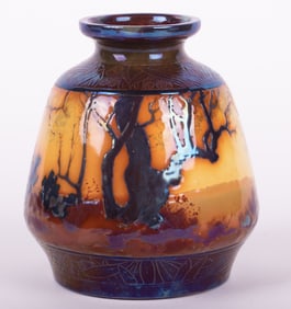 A French Art Nouveau BACS Cannes Eden Vase