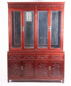 Two Member Asian Design Cabinet