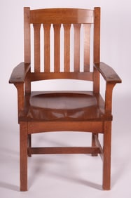 Early Twentieth Century Oak Arts & Crafts Armchair