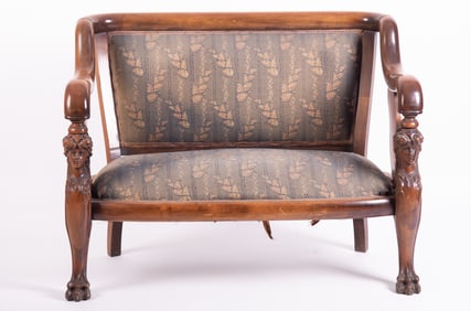 Classical Revival Settee