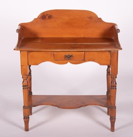 Antique American Pine Washstand